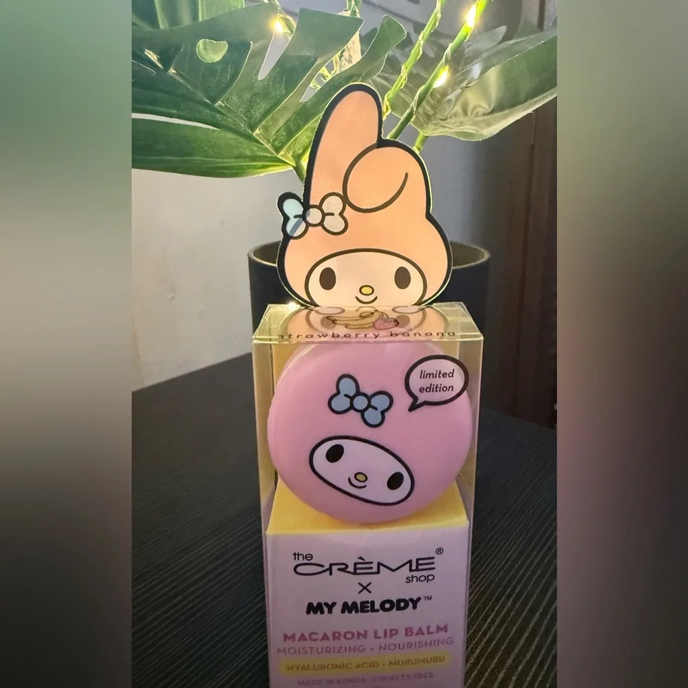 🌻 The Creme Shop My Melody Macaron Lip Balm NWT NIP - Picture 2 of 4